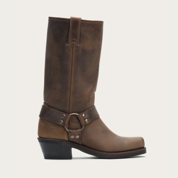 Frye Shoes - Frye Leather Harness Boots